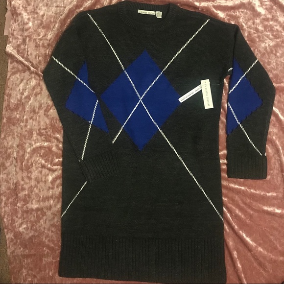 Argyle sweater dress - Picture 2 of 2